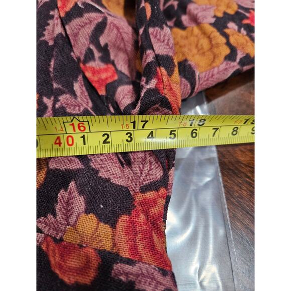 Vintage 70's Ritu Kumar Wool Viscose Maxi Dress for Roshafi Sz M - Picture 8 of 9